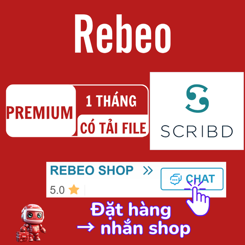 Tài khoản Scribd Premium 1 tháng giá rẻ - Rebeo shop