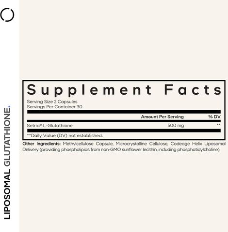 Codeage Liposomal Glutathione 500mg - giúp trắng da, giảm nám sạm, căng sáng - dòng cao cấp chính hãng Codeage Mỹ