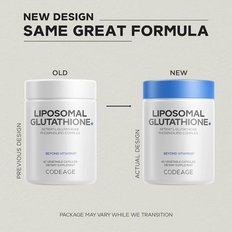 Codeage Liposomal Glutathione 500mg - giúp trắng da, giảm nám sạm, căng sáng - dòng cao cấp chính hãng Codeage Mỹ