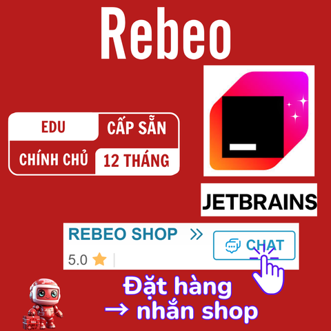 Tài khoản JetBrains Edu Chính Chủ 12 Tháng REBEO Shop
