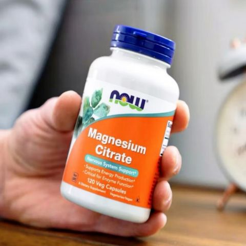 Viên uống Now Magnesium Citrate |120 viên| Bổ sung Magie sinh học - Giảm táo bón - Giảm co thắt cơ & chuột rút cơ - S/P Chuẩn Mỹ