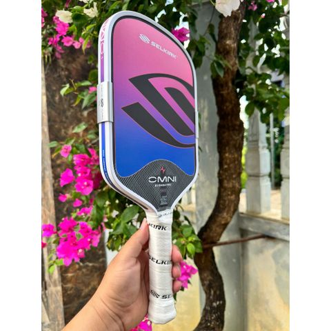 Vợt Pickleball Selkirk OMNI chất liệu lõi tổ ong, bản16mm, bề mặt vợt carbon T700 hàng siêu cấp