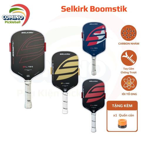 Vợt pickleball selkirk boomstik , mặt vợt carbon , lõi tổ ong, dày 16mm, hàng nội địa trung