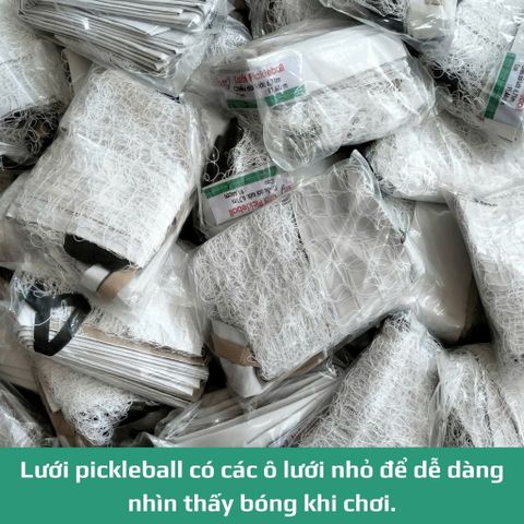 Lưới Pickleball hàng chất lượng, chất polyester bền bỉ, kích thước chuẩn quốc tế ( không kèm khung )