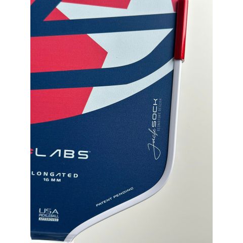 Vợt Pickleball Selkirk Boomstik Elongated, LABS Project mặt vợt carbon dày 16mm, Jack Sock Signature