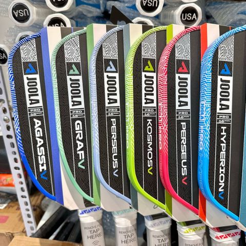 Vợt Pickleball Joola Pro V (Gen 5) - check chip NFC, bề mặt sợi carbon , lõi tổ ong , dày vợt 16mm