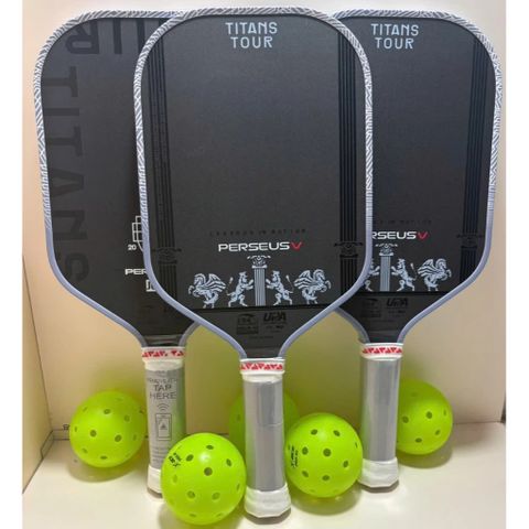 Vợt pickleball Joola Pro V, Gen 5 Perseus Titans, mặt carbon, lõi tổ ong,16mm , bản nội địa trung