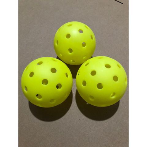 Bóng tập chơi pickleball loại 40 lỗ chất liệu nhựa cao cấp hàng đẹp