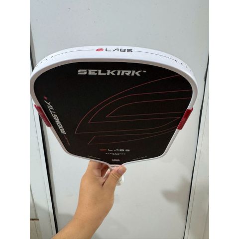 Vợt Pickleball Selkirk Boomstik Asia, kiếm soát bóng tốt. siêu xoáy, bản 16mm, trợ lực siêu cấp