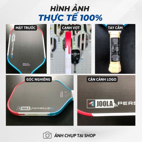 Vợt Pickleball Joola Pops, RALLY ROCKET PRO V (Gen 5) bản 16mm, mặt carbon nhám, hàng siêu cấp
