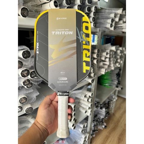 Vợt Pickleball SYPIK TRITON chất liệu lõi tổ ong, bản 16mm, mặt nhám Carbon T700, hàng siêu cấp.