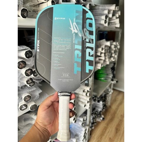 Vợt Pickleball SYPIK TRITON chất liệu lõi tổ ong, bản 16mm, mặt nhám Carbon T700, hàng siêu cấp.