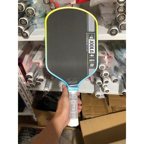 Vợt pickleball Joola Gen 4 Hyperion Limited, Việt nam colorway, mặt carbon 16mm,viền xanh lam - vàng