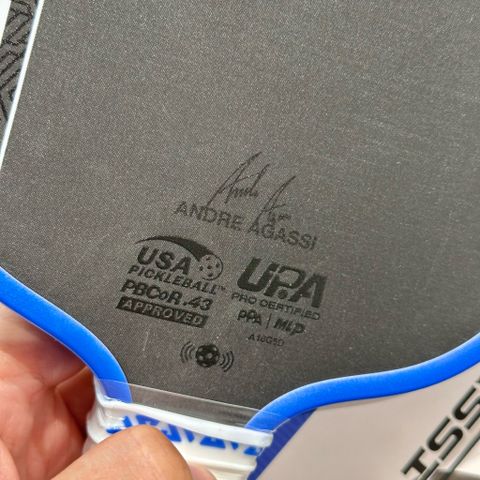 Vợt pickleball Joola Agassi Pro V (gen 5), bản 16mm , mặt vợt nhám carbon, lõi tổ ong, hàng siêu cấp