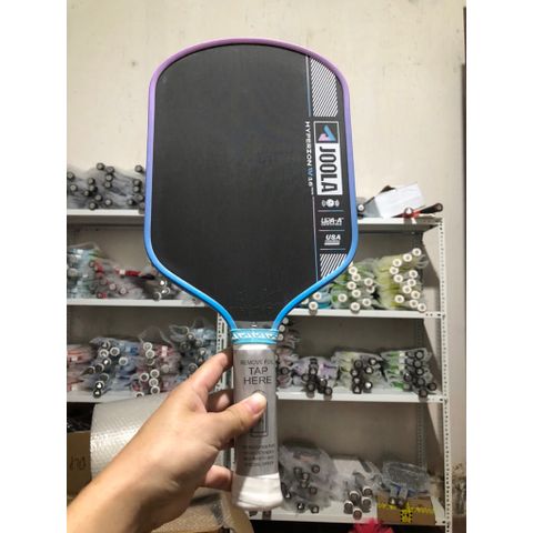 Vợt pickleball Joola Gen 4 Hyperion limited ,Asia colorway mặt carbon 16mm,viền xanh dương tím