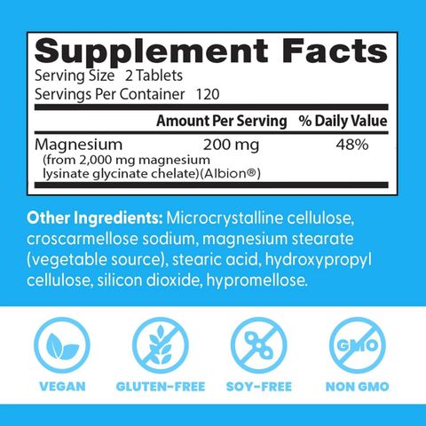 Viên uống Magie Doctor's Best High Absorption Magnesium Date 2028 - Hỗ trợ chức năng thần kinh, tăng cường xương chắc khỏe và duy trì nhịp tim khỏe mạnh