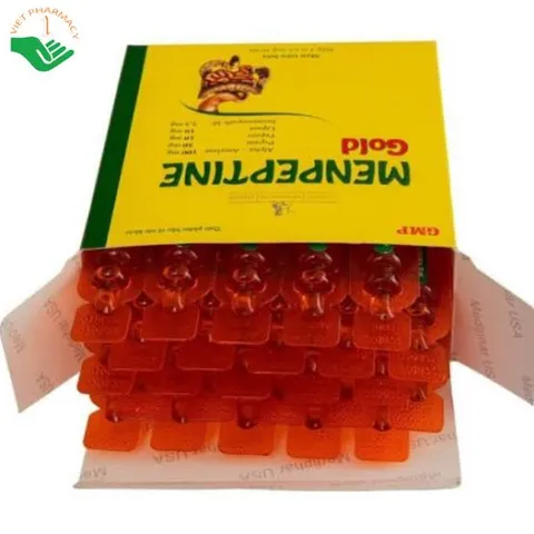 Menpeptine gold hỗ trợ tiêu hóa khỏe, giảm đầy hơi, khó tiêu, vị dễ uống, hôp 20 ống