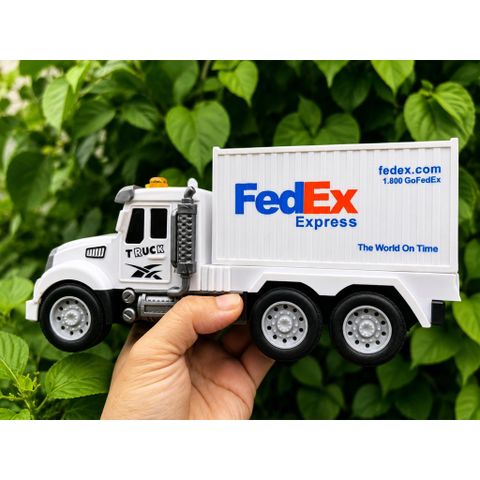 Xe giao hàng FedEx-Xe đồ chơi an toàn cho trẻ em