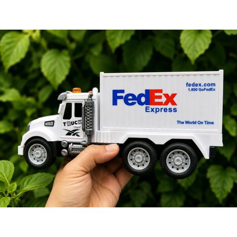 Xe giao hàng FedEx-Xe đồ chơi an toàn cho trẻ em