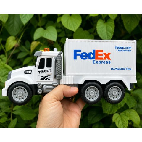 Xe giao hàng FedEx-Xe đồ chơi an toàn cho trẻ em
