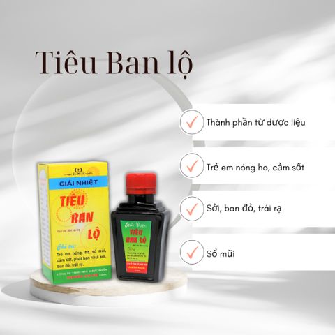 Giải Nhiệt Tiêu Ban Lộ Phước Sanh