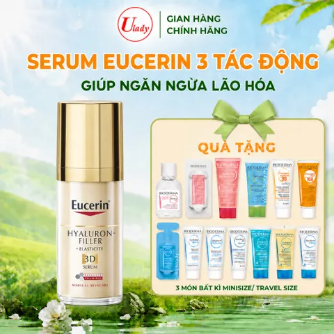 Serum Eucerin 3 Tác Động Giúp Ngăn Ngừa Lão Hóa 30ml - Hyaluron Radiance-Lift Filler 3D Serum