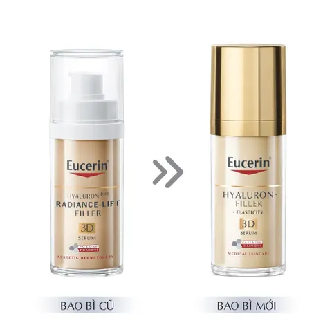 Serum Eucerin 3 Tác Động Giúp Ngăn Ngừa Lão Hóa 30ml - Hyaluron Radiance-Lift Filler 3D Serum