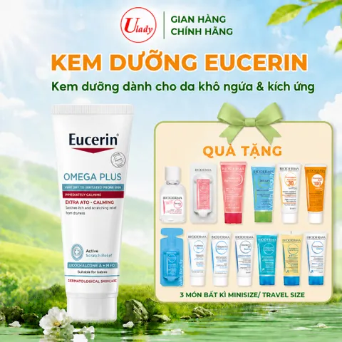 Kem dưỡng dành cho da khô ngứa & kích ứng 40ml - Eucerin Omega Plus Extra Ato-Calming
