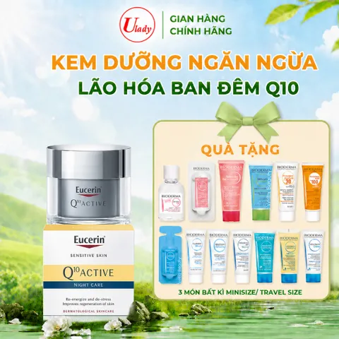 Kem Dưỡng Eucerin Ngăn Ngừa Lão Hóa Ban Đêm 50ml Q10 Active Night Cream