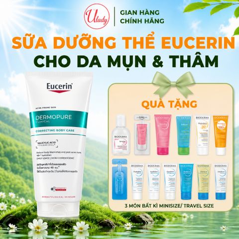 Sữa Dưỡng Thể Eucerin Cho Da Mụn & Thâm 200ml - Dermopure Clinical Correcting Body Care
