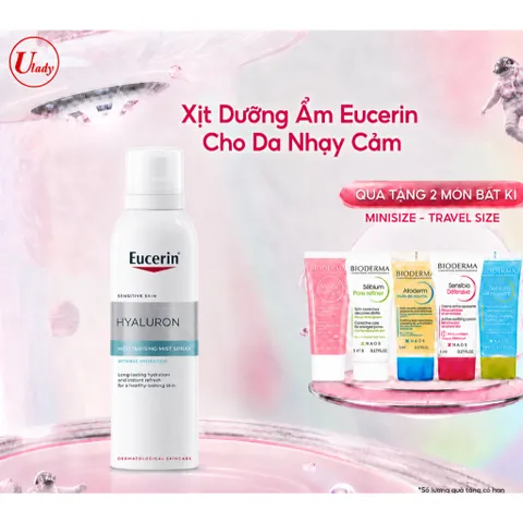 Xịt Dưỡng Ẩm Eucerin Cho Da Nhạy Cảm - Hyaluron Moisturizing Mist Spray 784052