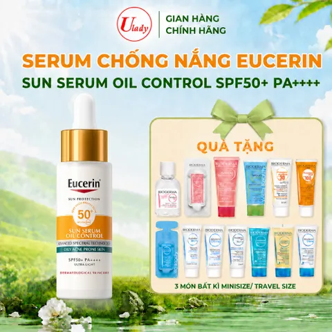 Serum Chống Nắng Eucerin Sun Serum Oil Control SPF50+ PA++++ 30ml
