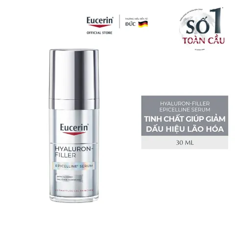 Combo Tinh chất giúp giảm dấu hiệu lão hóa 30ml&Nước tẩy trang dịu nhẹ cho da nhạy cảm Eucerin 200ml