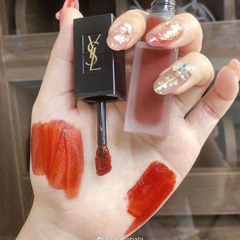 💄 Son kem YSL 212 Rouge Slim màu đỏ gạch cực cuốn, Giao nhanh 2h, Chính hãng