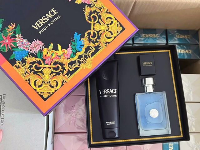 ⚡ Set nước hoa Versace Pour Homme EDT nam tính, thơm lâu (100ml+150ml+5ml) Giao nhanh 2H