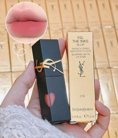 💄 Son YSL 216 Pink Domination Chính Hãng - Son Thỏi Lì Cao Cấp, Màu Hồng Đất Thời Thượng