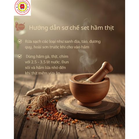 Thang Hầm Gà/Thịt 8 - 10 Vị Hàng Cao Cấp Chất Lượng Cao
