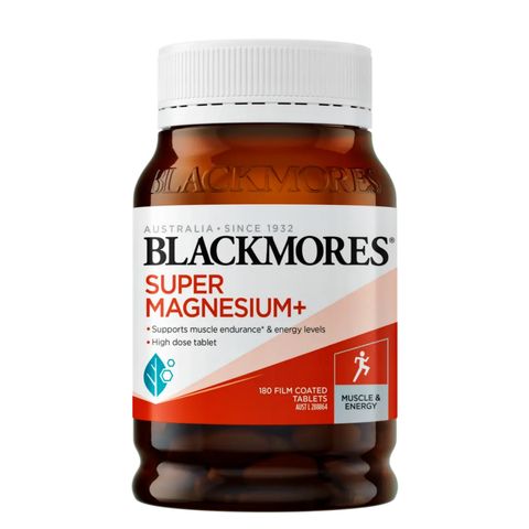 Viên uống Blackmores Super Magnesium+ |100 & 180 viên| Giảm căng cơ - Ngăn ngừa chuột rút - Hỗ trợ chức năng cơ bắp & hệ thần kinh [S/P Chuẩn Úc]