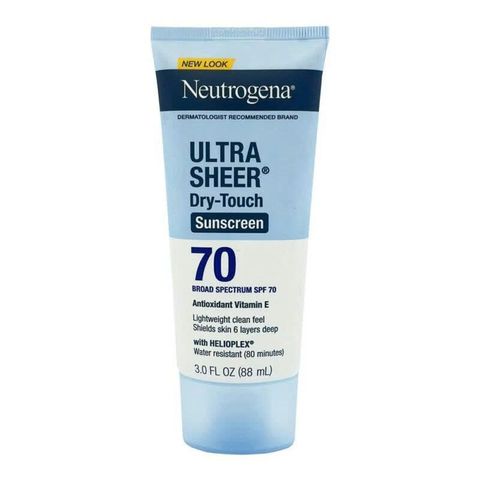 Neutrogena Ultra Sheer Dry-Touch Sunscreen SPF 70 kem chống nắng dạng kem 88ml