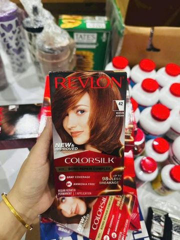 Kem nhuộm tóc Revlon Colorsilk 42 phủ bạc lên màu tự nhiên 💰 Giá rẻ chốt đơn ngay