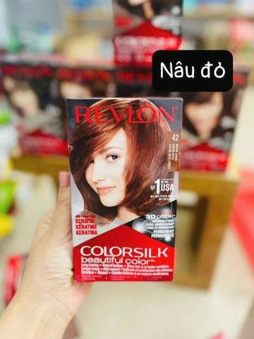 Kem nhuộm tóc Revlon Colorsilk 42 phủ bạc lên màu tự nhiên 💰 Giá rẻ chốt đơn ngay