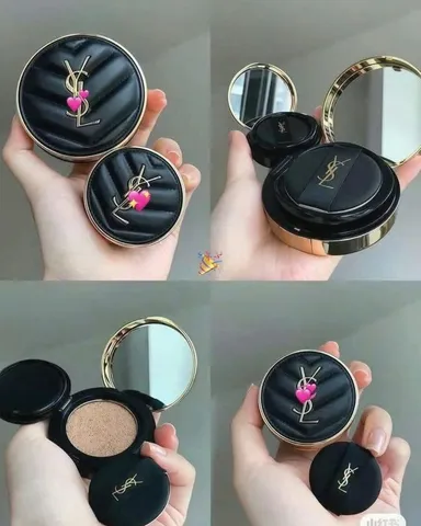 Phấn nước YSL Cushion Le Cushion Encre De Peau Tone 20 vỏ đen che phủ mịn lì 🏷️