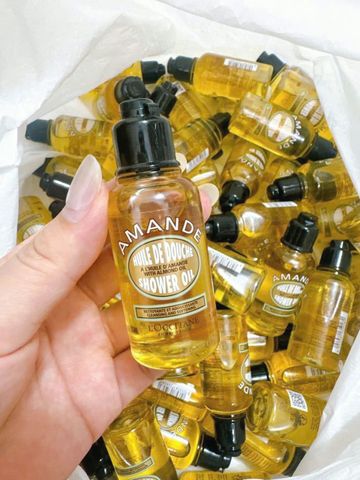 L'Occitane Huile De Douche dầu tắm hạnh nhân dưỡng ẩm da mềm mịn 35ml 🏷️ Giá tốt bao rẻ