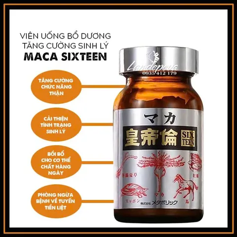 Viên Uống Maka Sixteen Nhật Bản – Hỗ Trợ Tăng Cường Bản Lĩnh Phái Mạnh, Cải Thiện Thể Lực, Tăng Sức Bền