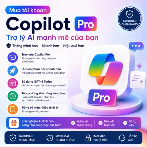 Tài khoản Microsoft Copilot Pro