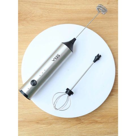Máy Đánh Trứng Seka MD2210 Que Tạo Bọt Cafe Mini Cầm Tay Không Dây 3 Cấp Độ - Hàng Chính Hãng