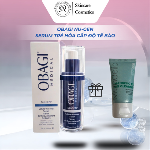 [Tặng Sữa rửa mặt) - Serum Trẻ Hóa Da Cấp Độ Tế Bào OBAGI NU-GEN Da trẻ hơn 1 tuổi chỉ sau 1 tuần Sự dụng 30ml hàng chính hãng nhập khẩu