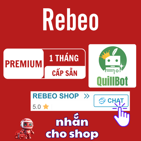 Mua Tài Khoản QuillBot Premium Cấp Sẵn 1 Tháng Tại Rebeo Shop