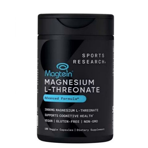 Viên uống Sports Research Magtein Magnesium L-Threonate |90 & 135 viên| Cải thiện trí nhớ - Bảo vệ não bộ & Nâng cao chất lượng giấc ngủ [S/P Chuẩn Mỹ]