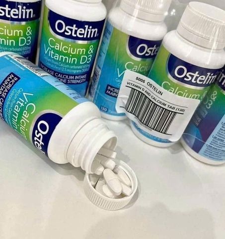 Viên uống Ostelin Calcium & Vitamin D3 - Tăng cường & Phát triển hệ xương/răng/cơ bắp - Ngăn ngừa loãng xương [SP Chuẩn Úc]